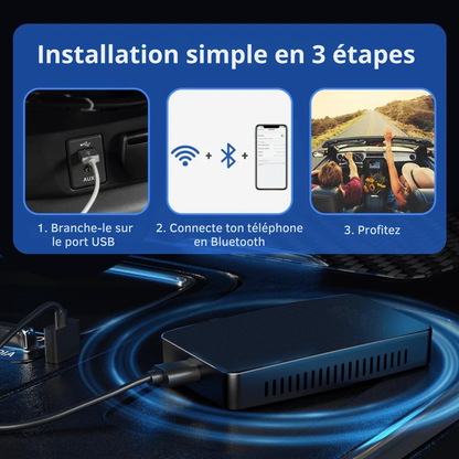 Adaptateur CarPlay & Android Auto sans fil